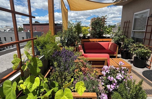 Historic Downtown Apartment | Designer Loft with Private Terrace