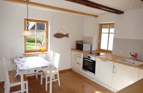 Lubbenau/Spreewald House | Die Scheune: Spreewaldblockhaus in Lehde mit Kamin, Sauna und eigenem Hafen