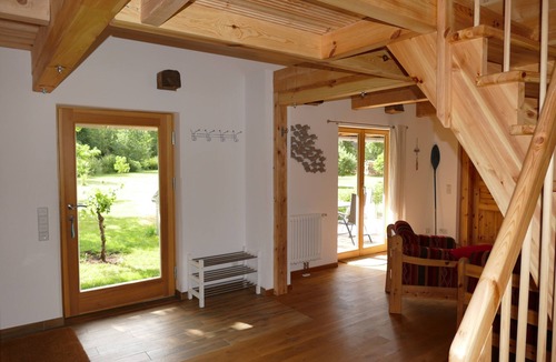 Lubbenau/Spreewald House | Die Scheune: Spreewaldblockhaus in Lehde mit Kamin, Sauna und eigenem Hafen