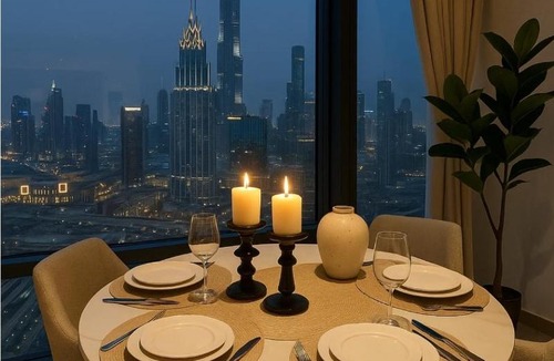 DIFC Apartment | DIFC Index Tower Burj Khalifa View 1BR