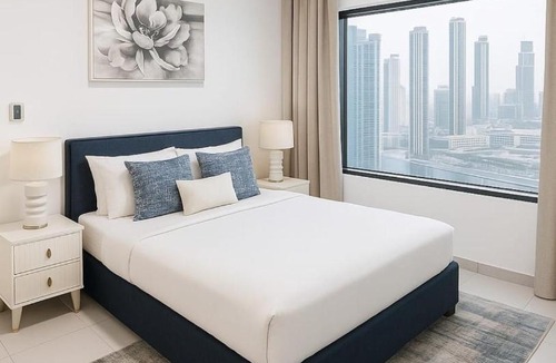 DIFC Apartment | DIFC Index Tower Burj Khalifa View 1BR