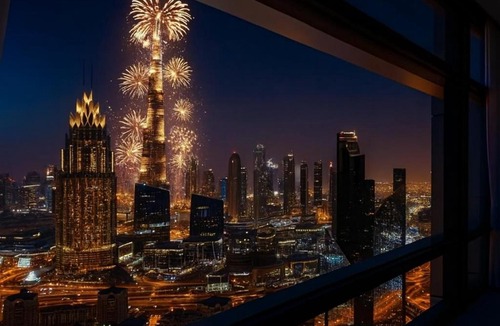 DIFC Apartment | DIFC Index Tower Burj Khalifa View 1BR