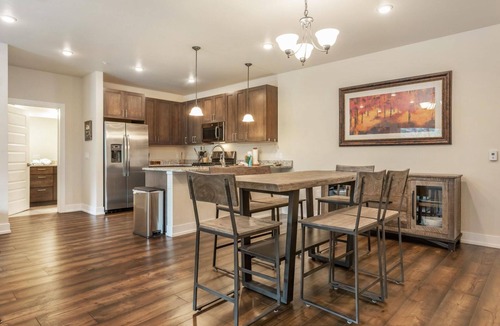 Dillon Condo | Dillon Ski Hub |Modern Sail Lofts Condo with Fireplace |Heated Garage |Summit Shuttle Access