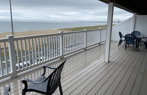 Old Orchard Beach Condo | Direct ocean views from extra large balcony! Over 1200 square feet!