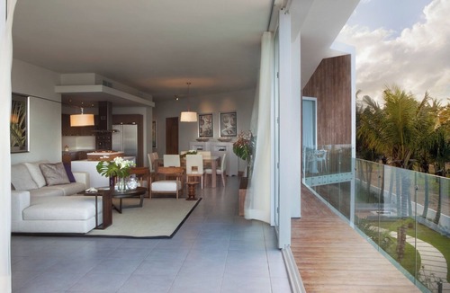Cabarete Apartment | Direct Ocean View 2BR at Ultravioleta Cabarete | Balcony, Fast WiFi & Parking
