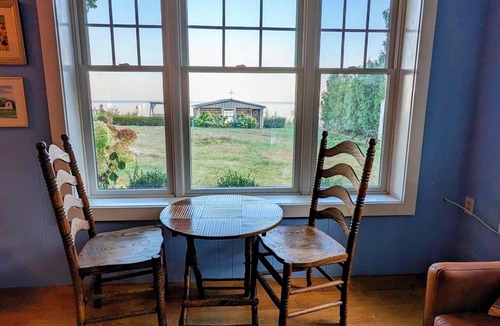Northport House | Direct waterfront on Grand Traverse Bay , firepit, grill, large yard, dog ok