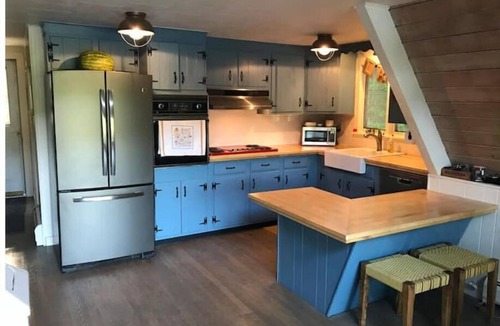 Antrim Ski Chalet | Direct Waterfront, Year-Round, A-Frame Cabin