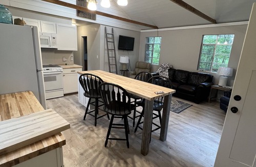 Big Rapids Cabin | Directly on the White Pine Trail. Sleep 6, 3 bedrooms, and Full Bath.
