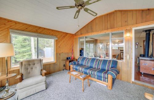 Gould City House | Dock & Fire Pit: Lakefront Cottage in Gould City!