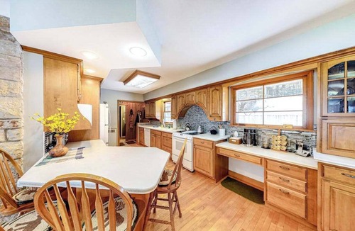 Phelps House | Dog-friendly and secluded lakefront gem with a full bar, private dock, and views