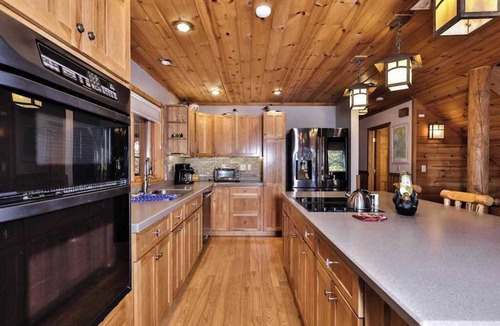 Eagle River House | Dog-friendly, lakefront lodge in the woods with large dock, central AC, & canoe