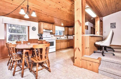 Three Lakes House | Dog-friendly lakefront cottage with private dock, firepit, grill & washer/dryer