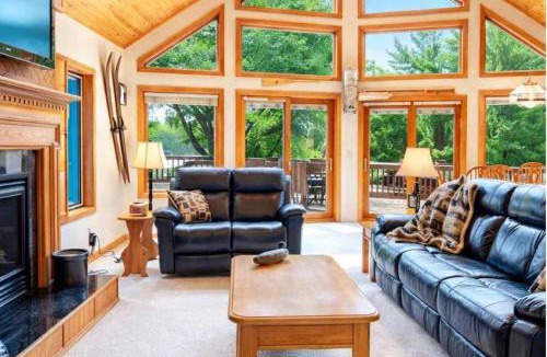 Eagle River House | Dog Friendly Lakefront Escape Dock Fire pit game room