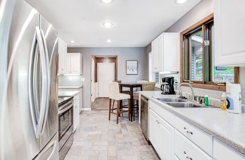 Tomahawk House | Dog-Friendly Lakefront Home w/Fireplace, Stove, Lake View, Free WiFi, Deck