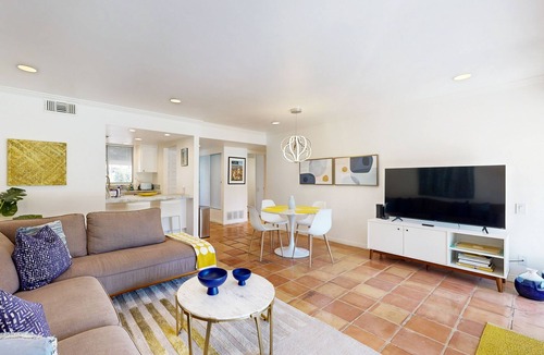 Araby Commons Apartment | Dog Friendly Mid-Century Villa at The Coco Cabana with Pool, Spa & Tennis Courts