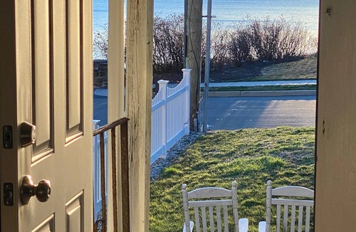Milford House | Dog-Friendly Oceanfront Getaway - Walk to Dining - Private Beach Access