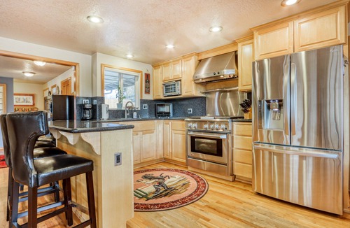 Tumalo House | Dog-Friendly Riverfront Home w/Private Hot Tub, River Views, Deck, Grill
