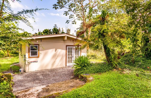 Kapoho Apartment | Dog-friendly studio escape near the beach & town with fast WiFi & kitchenette