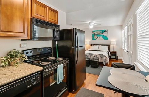 Cortez Hill Condo | Dog-friendly studio with a full kitchen & patio - close to downtown