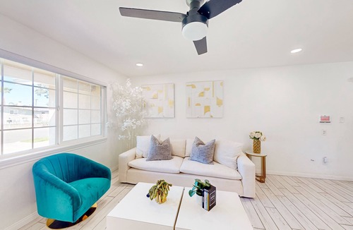 North Valley House | Dog-friendly sunny duplex with pool, foosball, games, alfresco dining, & AC