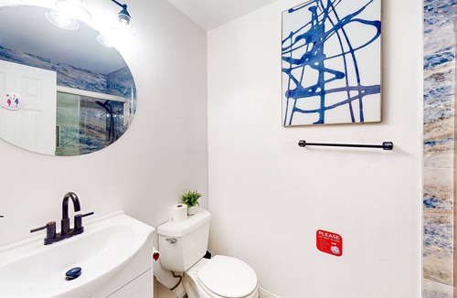 North Valley House | Dog-friendly sunny duplex with pool, foosball, games, alfresco dining, & AC