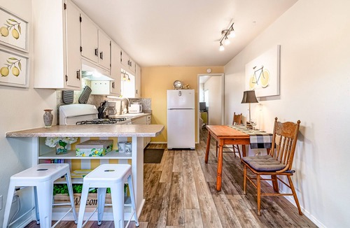 Eureka Cottage | Dog-Friendly, Waterfront Cottage Right on Marina w/Free WiFi, Water Views, Patio