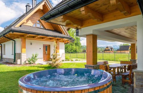 Szaflary Ski Chalet | Domki "Na Dziedzinie" z Jacuzzi