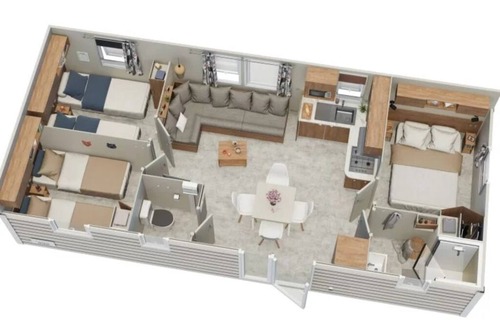 Hostens House | Donald" mobile home in the heart of the pony club