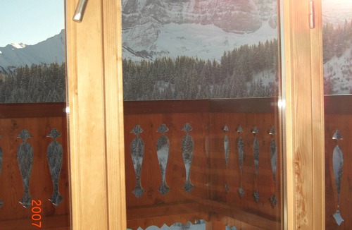 Champoussin Apartment | Doorstep skiing from a 'chocolate box' Swiss ski village.