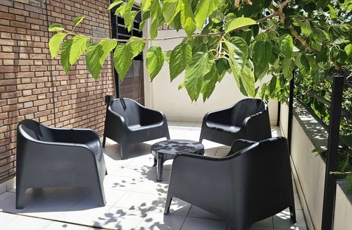 Historic Center Apartment | Dos terrazas para disfrutar al aire libre, cochera