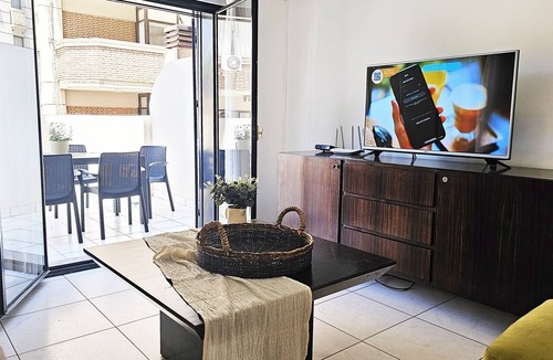 Historic Center Apartment | Dos terrazas para disfrutar al aire libre, cochera