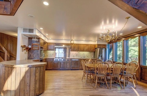Phelps Ski Chalet | Double A-Frame Retreat w/5 bedrooms/5 bathrooms on Kildare Lake with Game Room