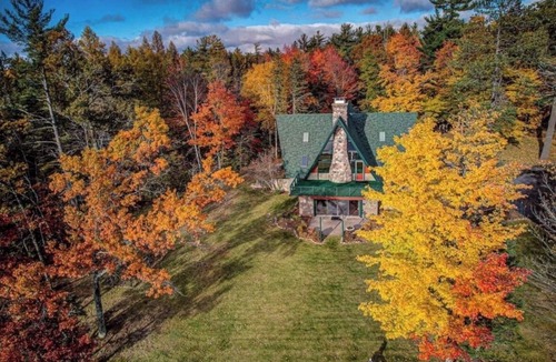 Phelps Ski Chalet | Double A-Frame Retreat w/5 bedrooms/5 bathrooms on Kildare Lake with Game Room