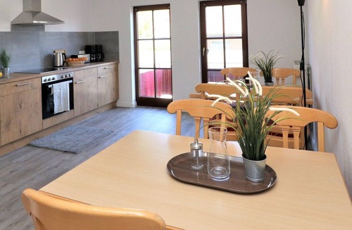 Ostseebad Wustrow Apartment | Double room with balcony and Bodden view directly at the harbor of Wustrow