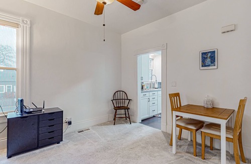 The Dalles House | Downtown cottage with furnished porch, video games, central AC, & W/D