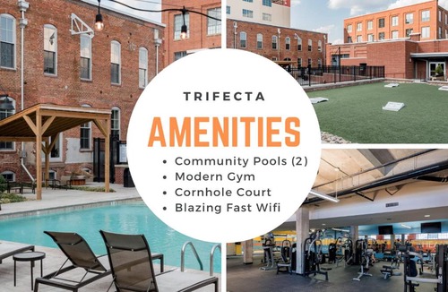 Downtown Apartment | Downtown Durham 2BR Apt Walk Everywhere & Wifi