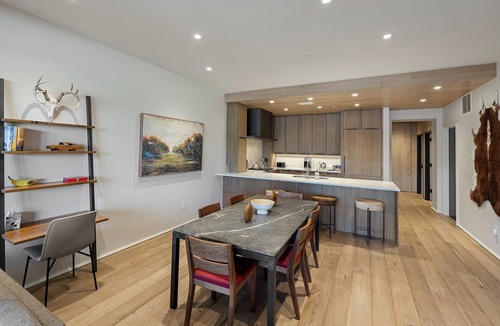 Jackson Condo | Downtown Jackson Condo + Hot Tub, Balcony, Grill, Mountain Views