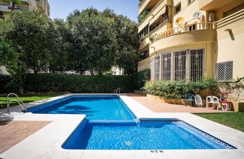Marbella City Centre Apartment | Downtown Marbella, steps from beach - sunny terrace, walk to everything!