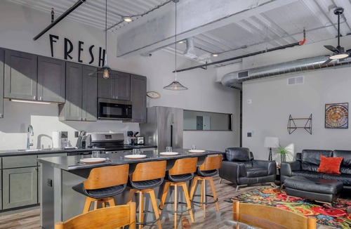 Appleton Apartment | Downtown Penthouse w/City Views & Free Parking