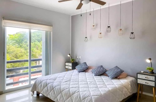 Playacar Apartment | Downtown Pool | Steps to Beach & Vibrant 5th ave