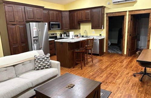 Sabetha Apartment | Downtown Retreat Overlooking Main Street