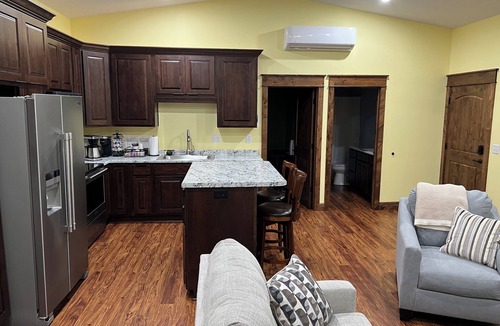 Sabetha Apartment | Downtown Retreat Overlooking Main Street