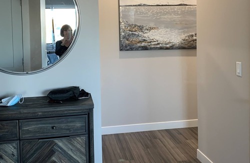 Sheboygan Condo | Downtown waterfront condo. Full hook-up boat slip! Close to beach! Private deck!
