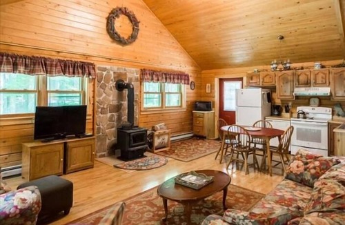 Timberline House | DR26-Secluded Log Home on 5 acres! Fire Pit! Pets Ok!