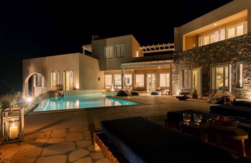 Agios Nikolaos Villa | Dual-Villa Estate 2 Heated Pools & Gym