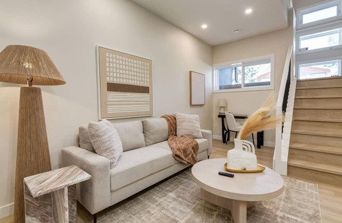 Southwest Calgary House | "Dune"2 Bdrm Lower Townhome mins from DT & Ctrain!