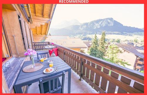 Chateau-d'Oex Apartment | Duplex panoramique au cœur de Château d Œx