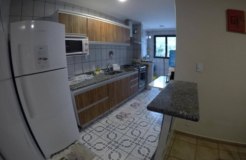 Praia Grande Apartment | Duplex penthouse with excellent sea views.