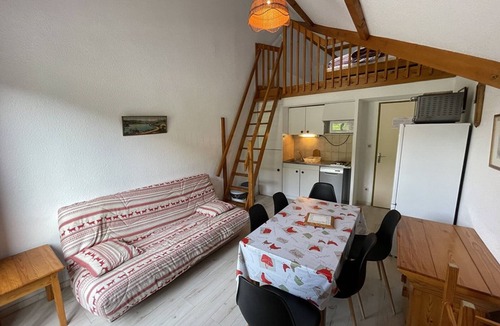 Laveissiere Apartment | Duplex studio, pets welcome - 4 guests facing slopes