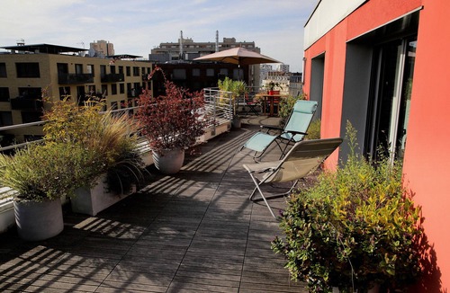 19th Arrondissement Apartment | Duplex with large terrace, Canal view